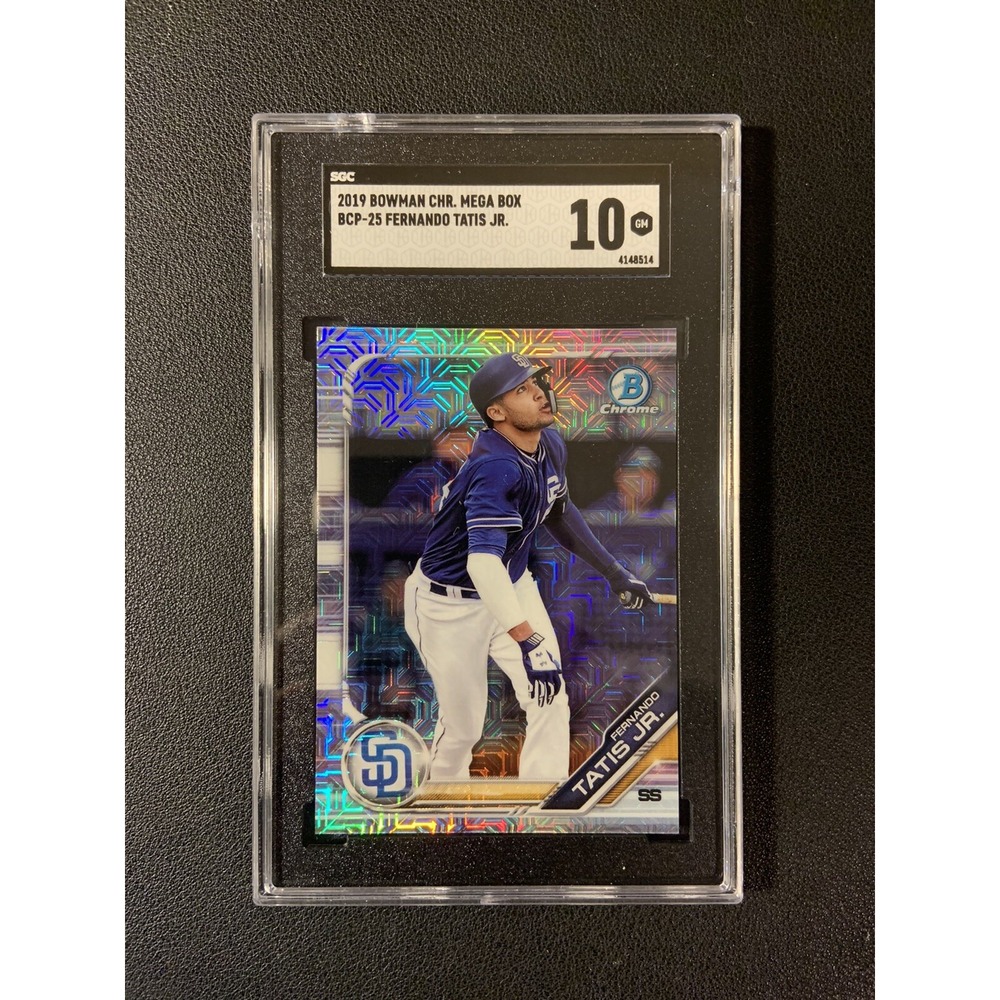 2019 Bowman Chrome Mega Box Fernando Tatis Jr. SGC 10